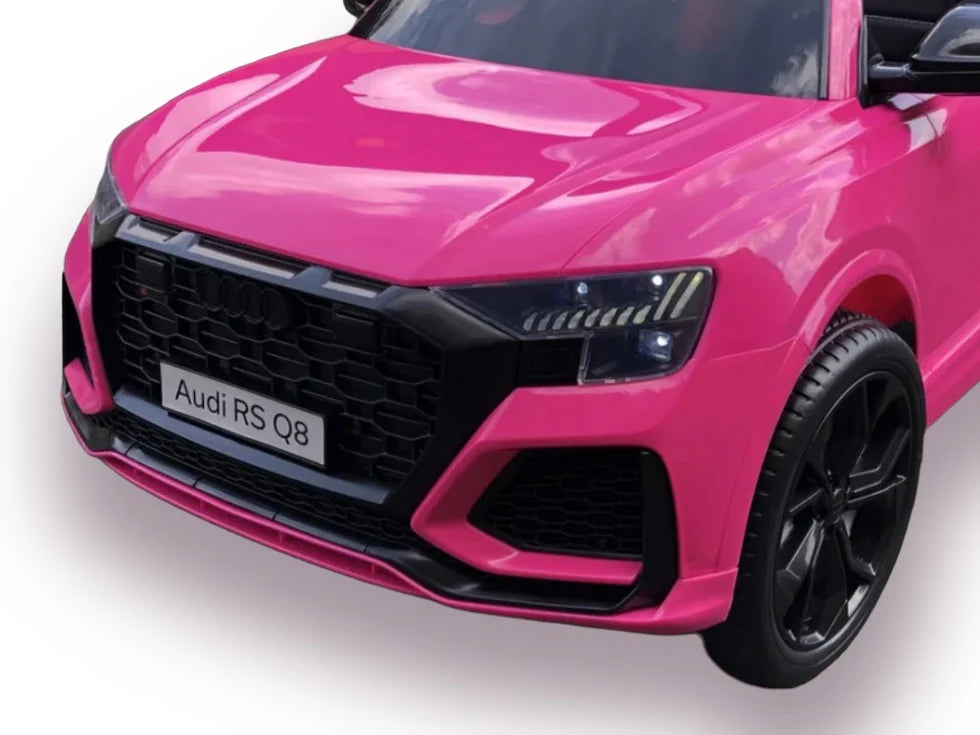 Audi RS Q8 12v elektrische kinderauto - Roze