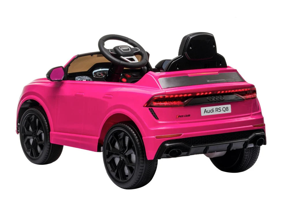 Audi RS Q8 12v elektrische kinderauto - Roze