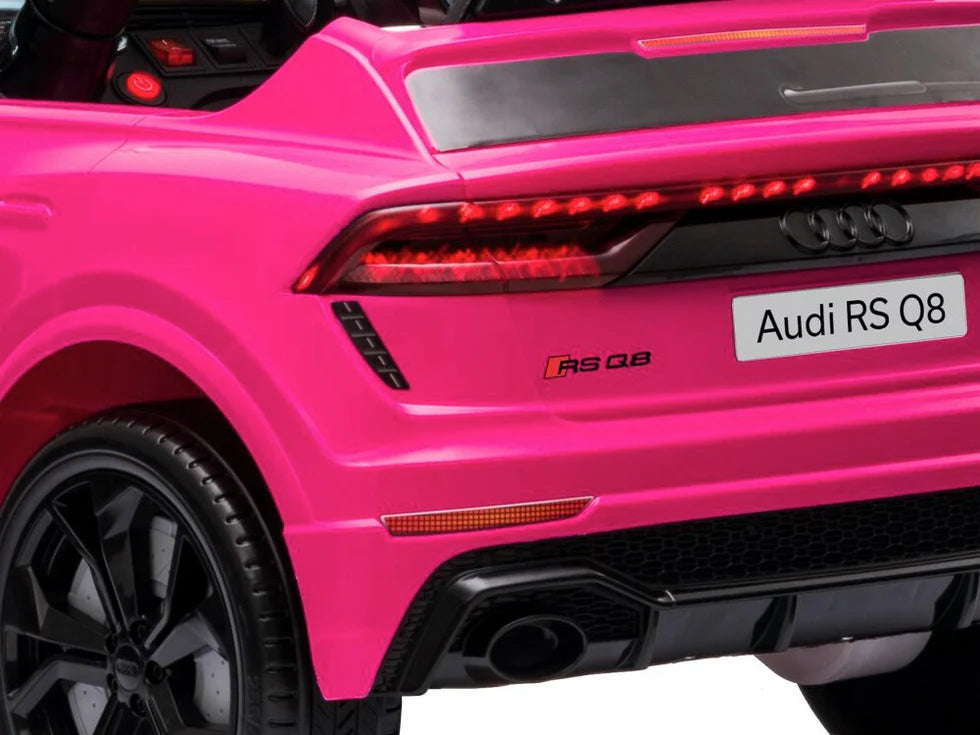 Audi RS Q8 12v elektrische kinderauto - Roze