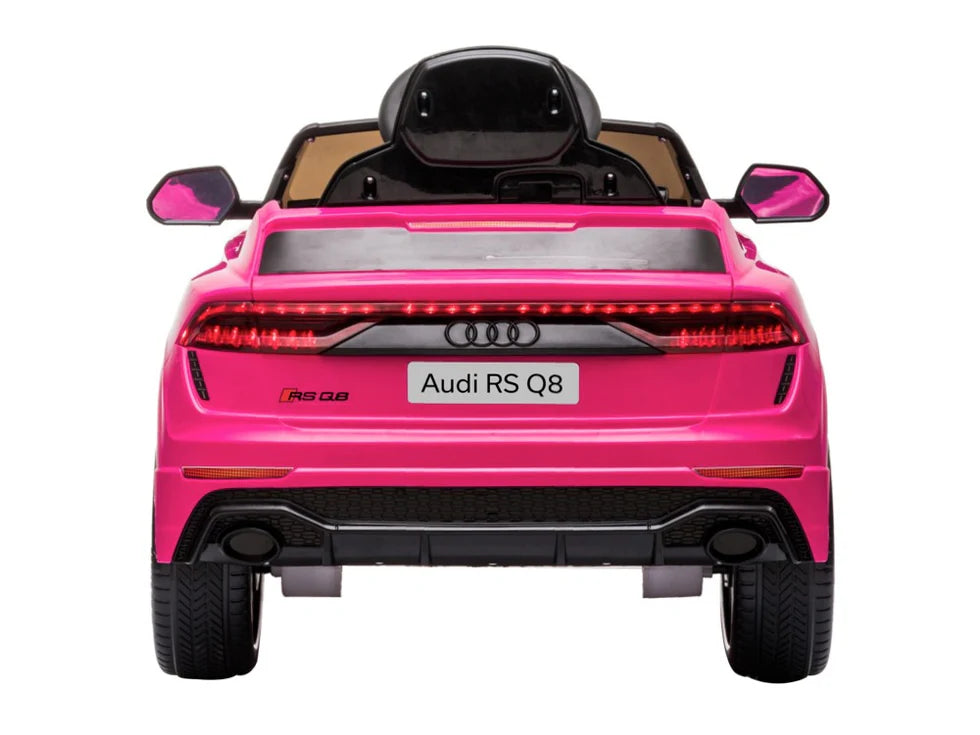 Audi RS Q8 12v elektrische kinderauto - Roze