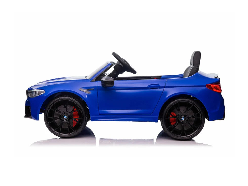 BMW M5 24v elektrische kinderauto - Blauw