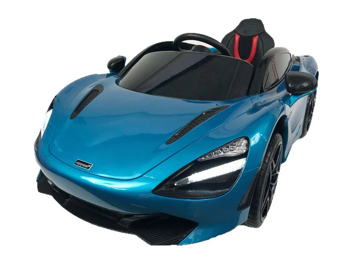 McLaren 720S 12v elektrische kinderauto - Blauw