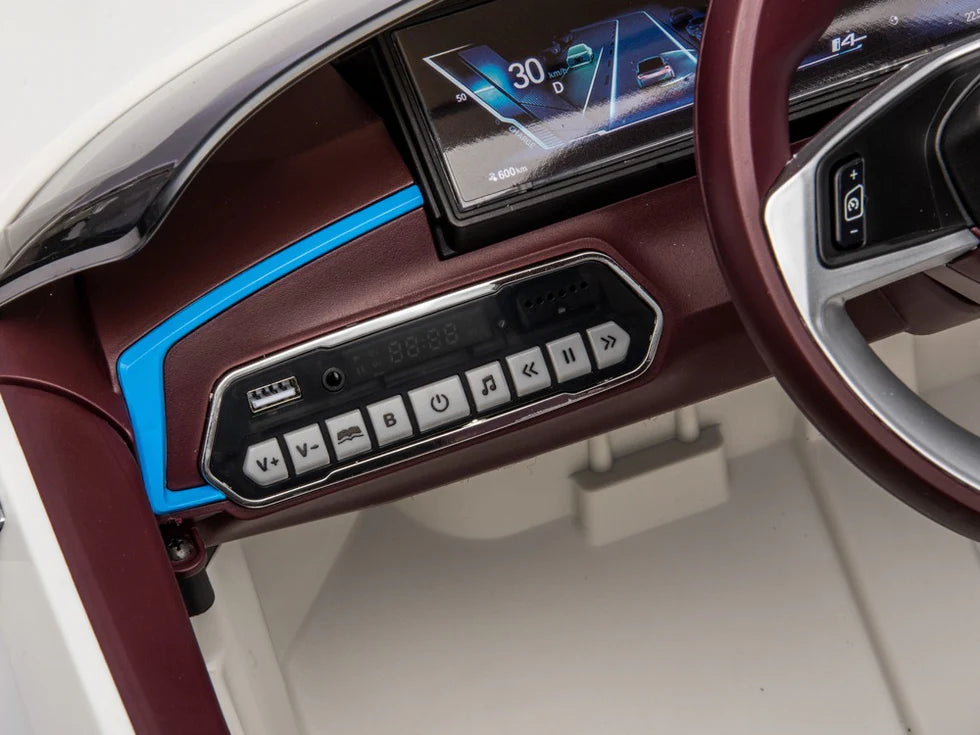 BMW i4 24v elektrische kinderauto - Wit
