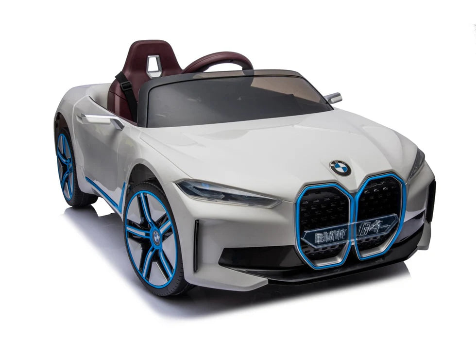 BMW i4 24v elektrische kinderauto - Wit