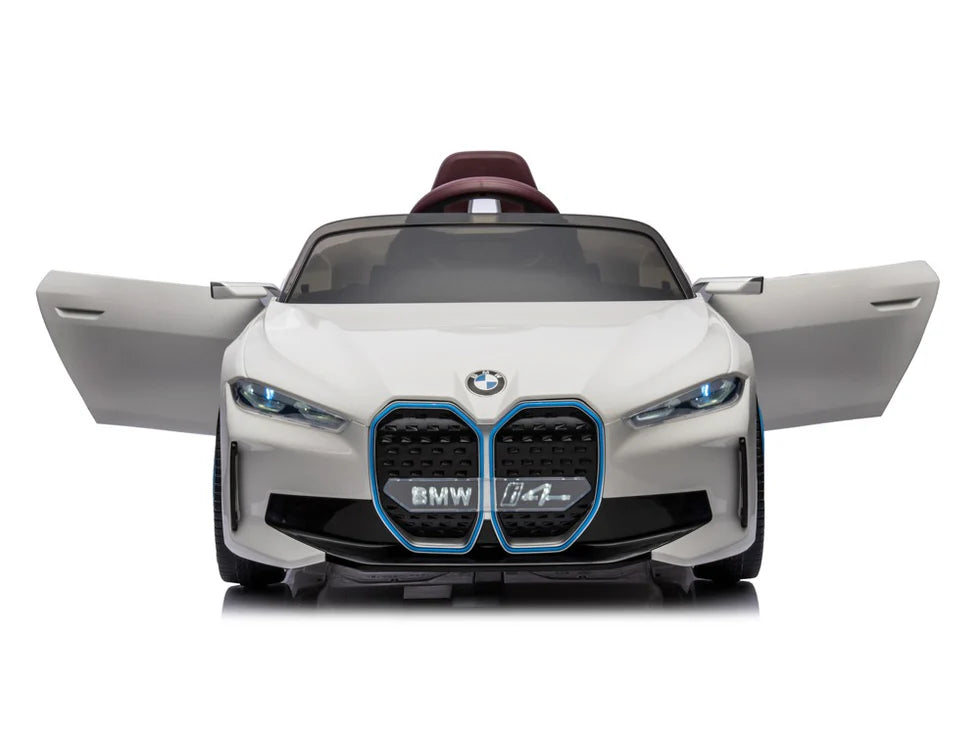 BMW i4 24v elektrische kinderauto - Wit
