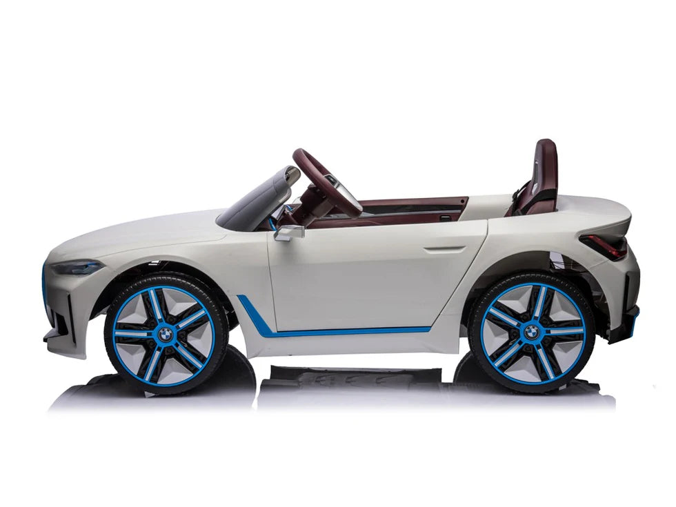BMW i4 24v elektrische kinderauto - Wit