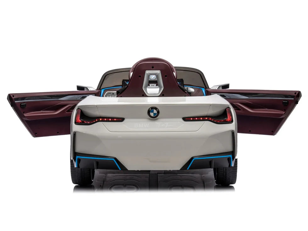 BMW i4 24v elektrische kinderauto - Wit