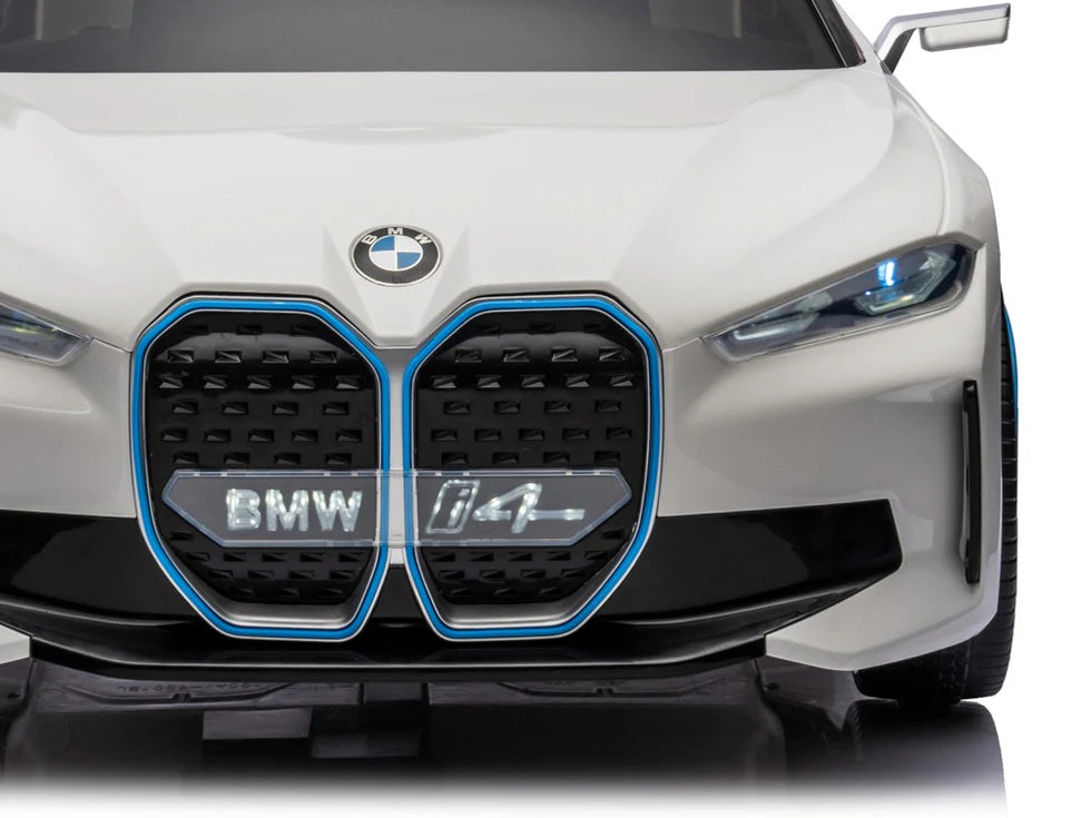 BMW i4 24v elektrische kinderauto - Wit