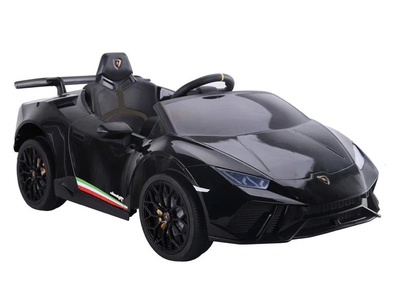 Lamborghini Huracan 24v elektrische kinderauto - Zwart