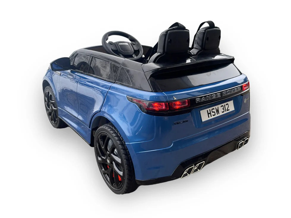 Range Rover Velar 12v elektrische kinderauto - Blauw