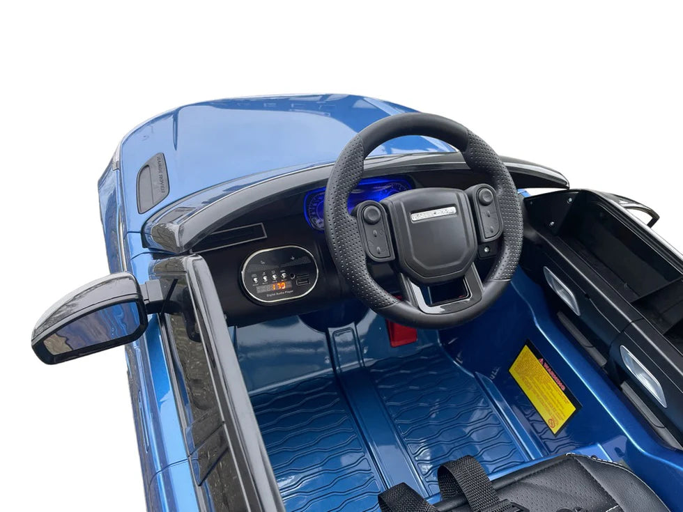Range Rover Velar 12v elektrische kinderauto - Blauw