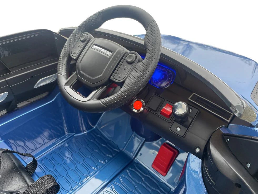 Range Rover Velar 12v elektrische kinderauto - Blauw