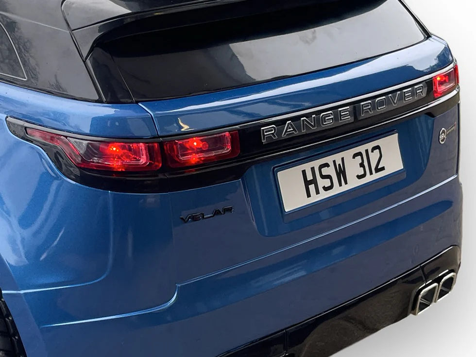 Range Rover Velar 12v elektrische kinderauto - Blauw