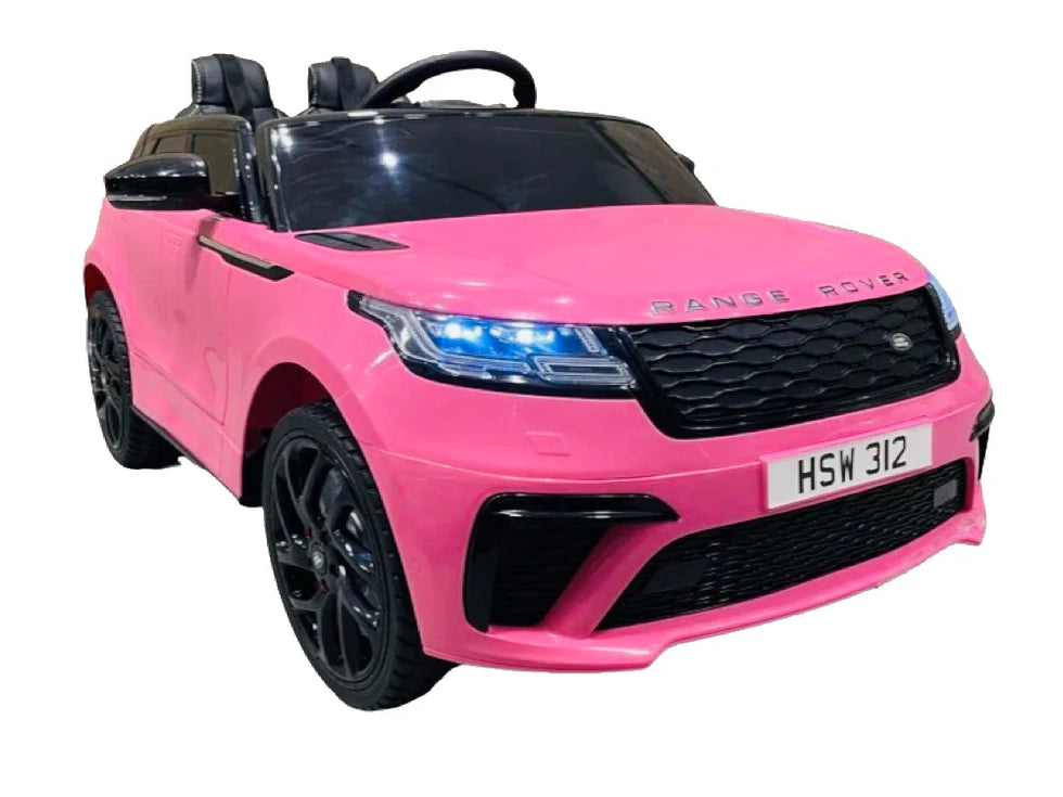Range Rover Velar 12v elektrische kinderauto - Roze