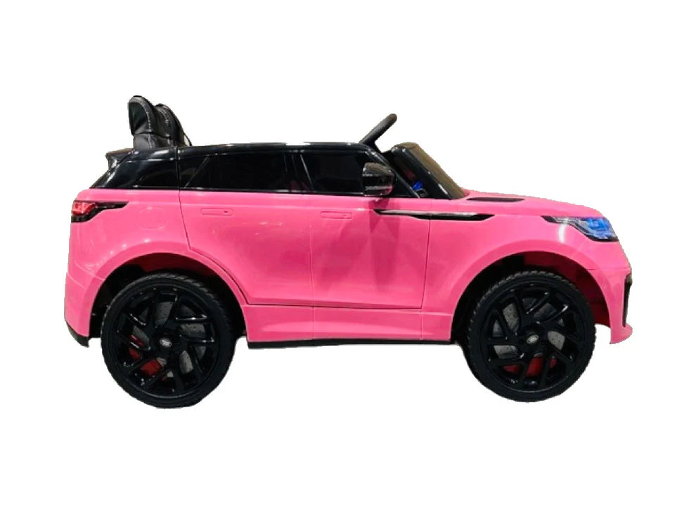 Range Rover Velar 12v elektrische kinderauto - Roze
