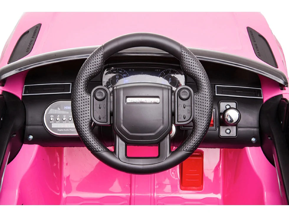 Range Rover Velar 12v elektrische kinderauto - Roze
