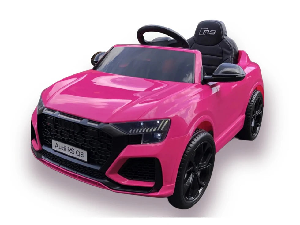 Audi RS Q8 12v elektrische kinderauto - Roze