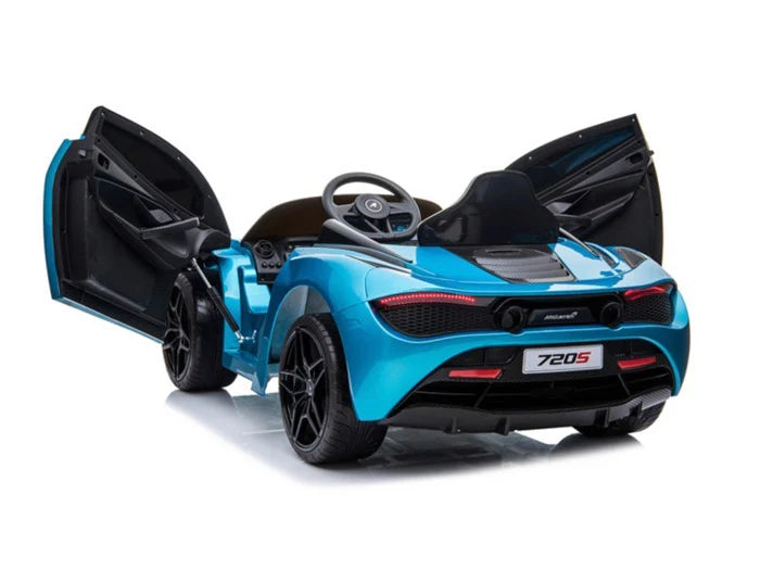McLaren 720S 12v elektrische kinderauto - Blauw
