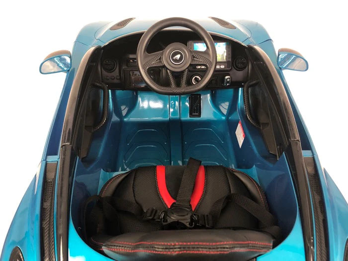 McLaren 720S 12v elektrische kinderauto - Blauw