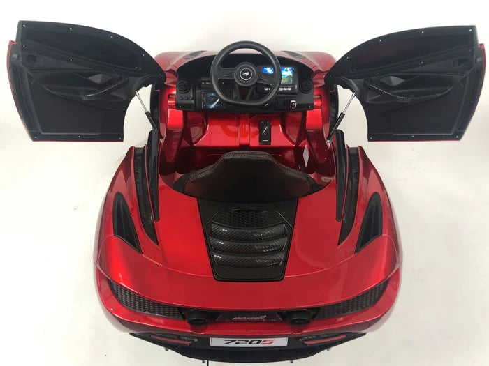 McLaren 720S 12v elektrische kinderauto - Rood