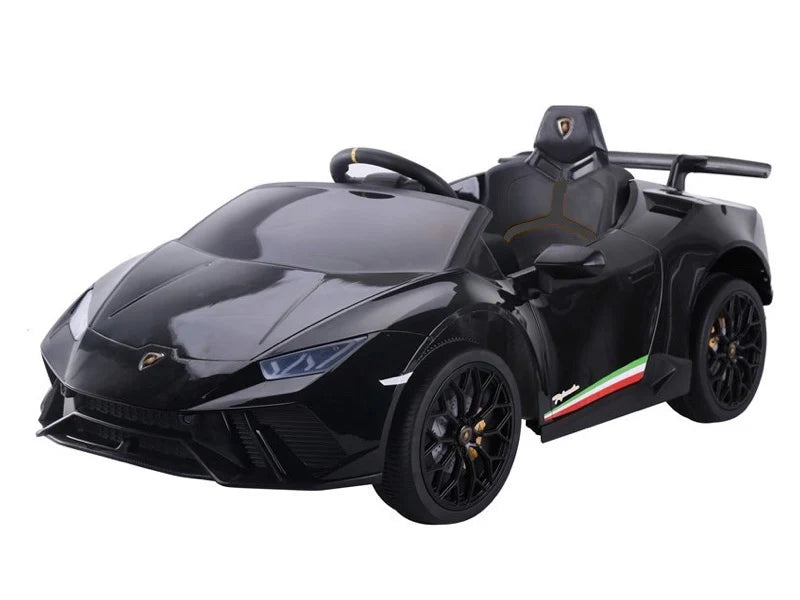 Lamborghini Huracan 24v elektrische kinderauto - Zwart