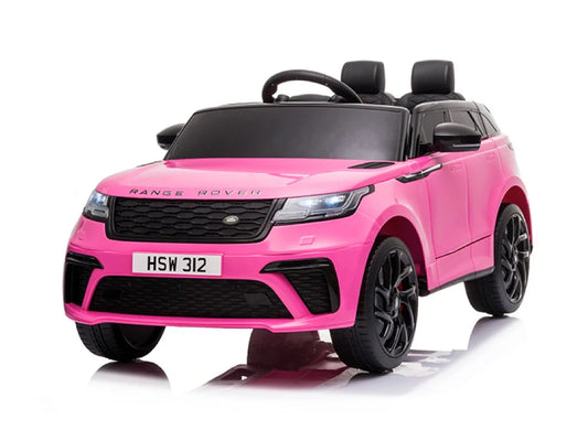 Range Rover Velar 12v elektrische kinderauto - Roze